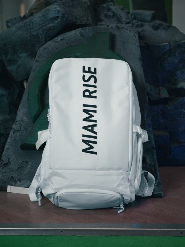 Rucksack "PUSH HARDER" - weiß